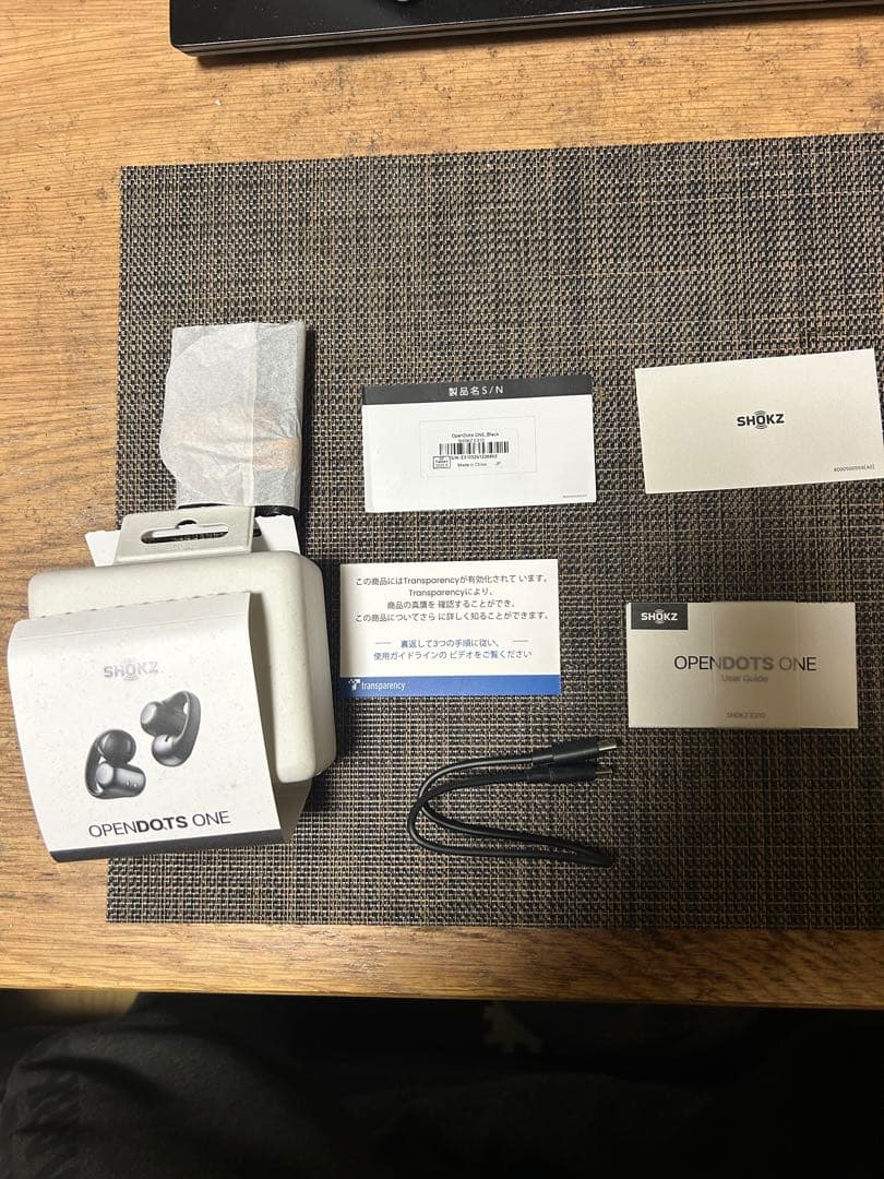 SHIKIZ OPEN DOTS ONE ワイヤレスイヤホン　訳あり品　片方のみ