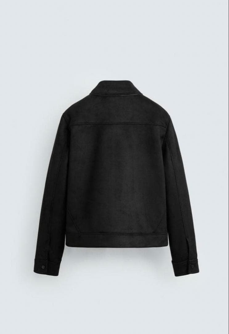 ZARAフェイクスエード レギュラーフィット ジャケット