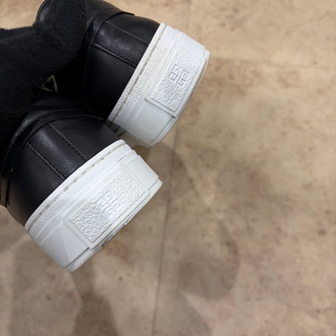 ジバンシー GIVENCHY レザー スニーカー 41 ブラック