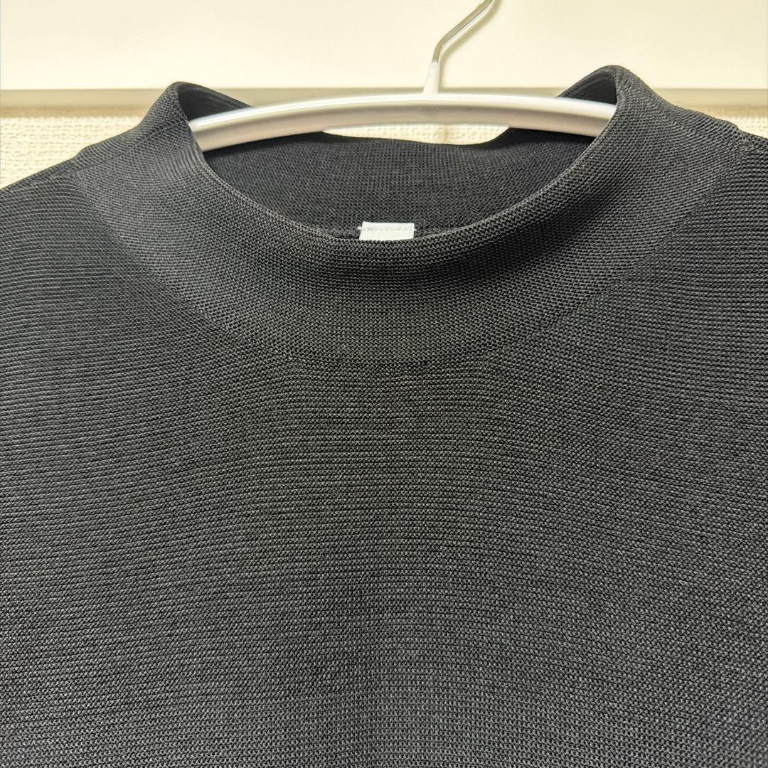 美品 CFCL ガーターモックネックロングスリーブTシャツ