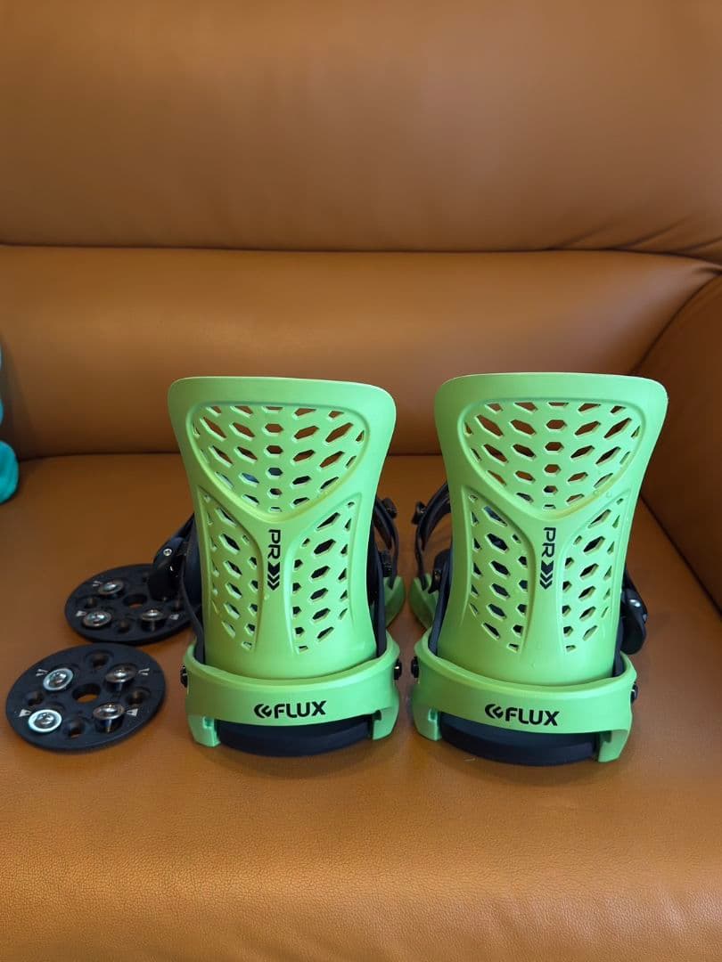 FLUX PR スノーボードビンディング 　M GREEN APPLE　保証書付