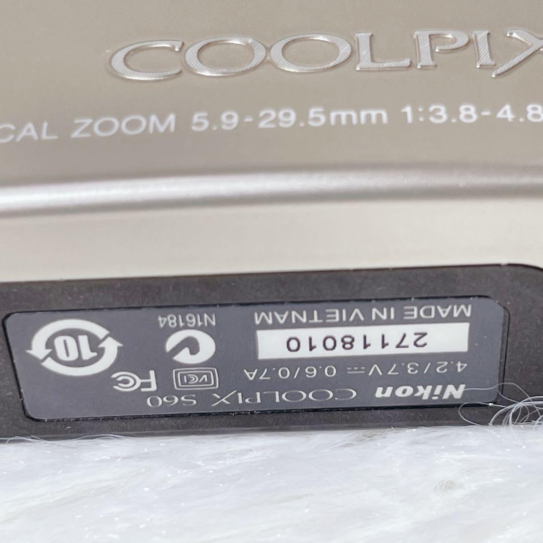 【✨極美品✨】Nikon COOLPIX S60【✨付属品完備+おまけ付✨】