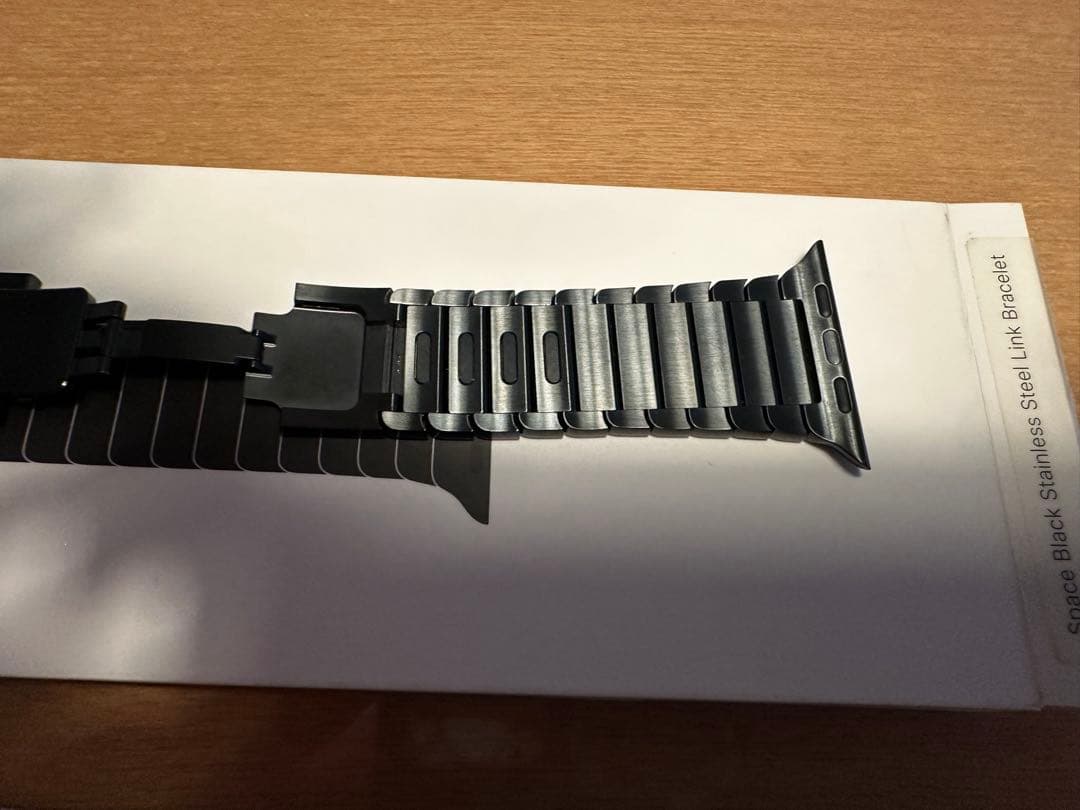 Apple純正 42mmスペースブラックリンクブレスレット
