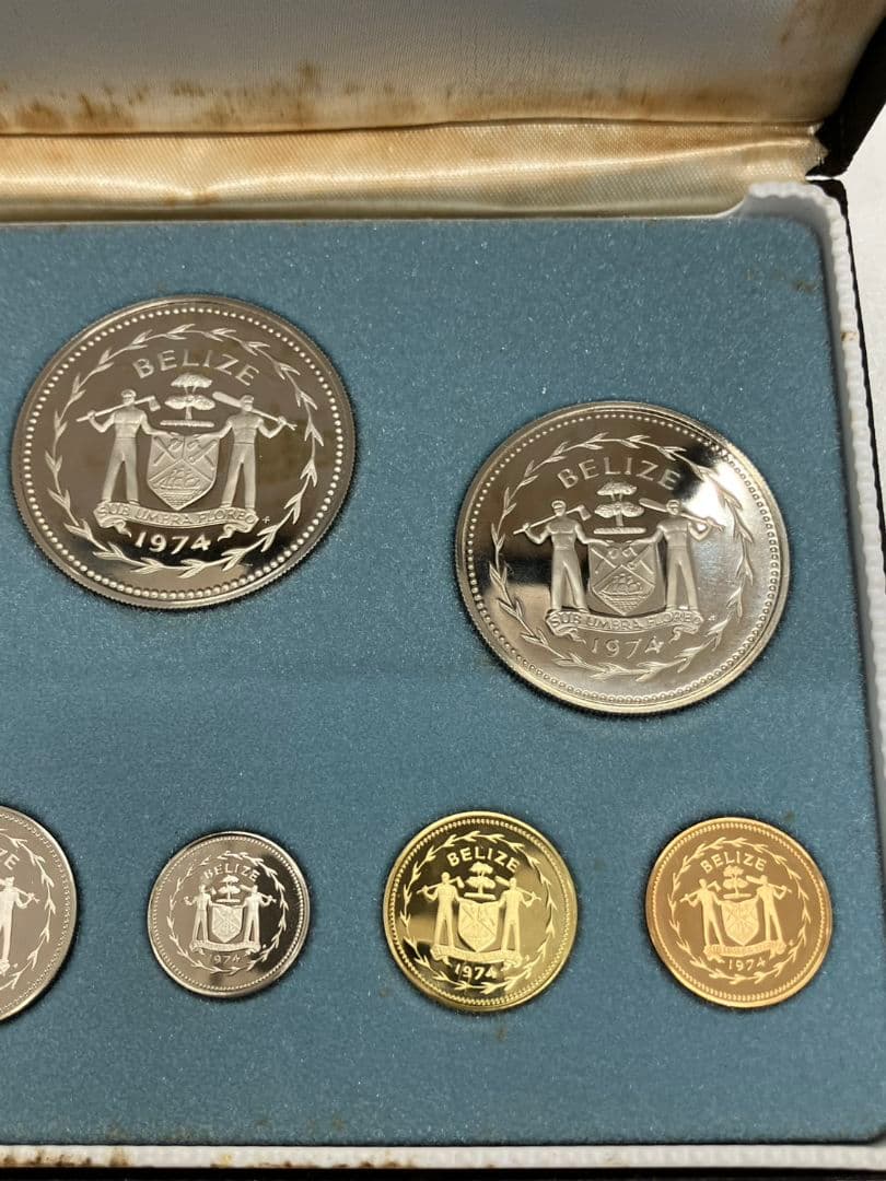 【ベリーズ　1974年　プルーフセット】