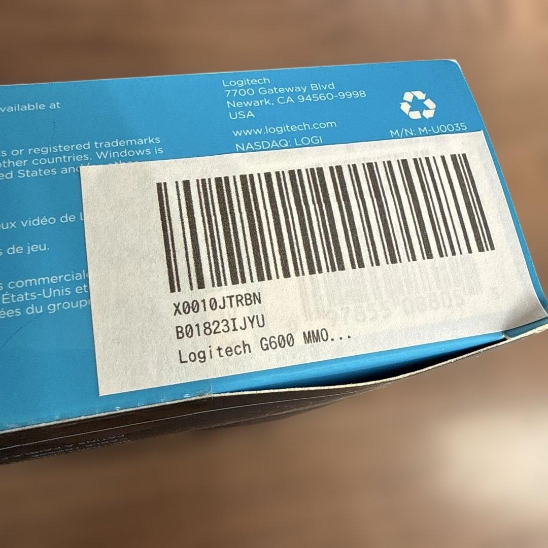 【廃盤品】logitech G600 MMOゲーミングマウス
