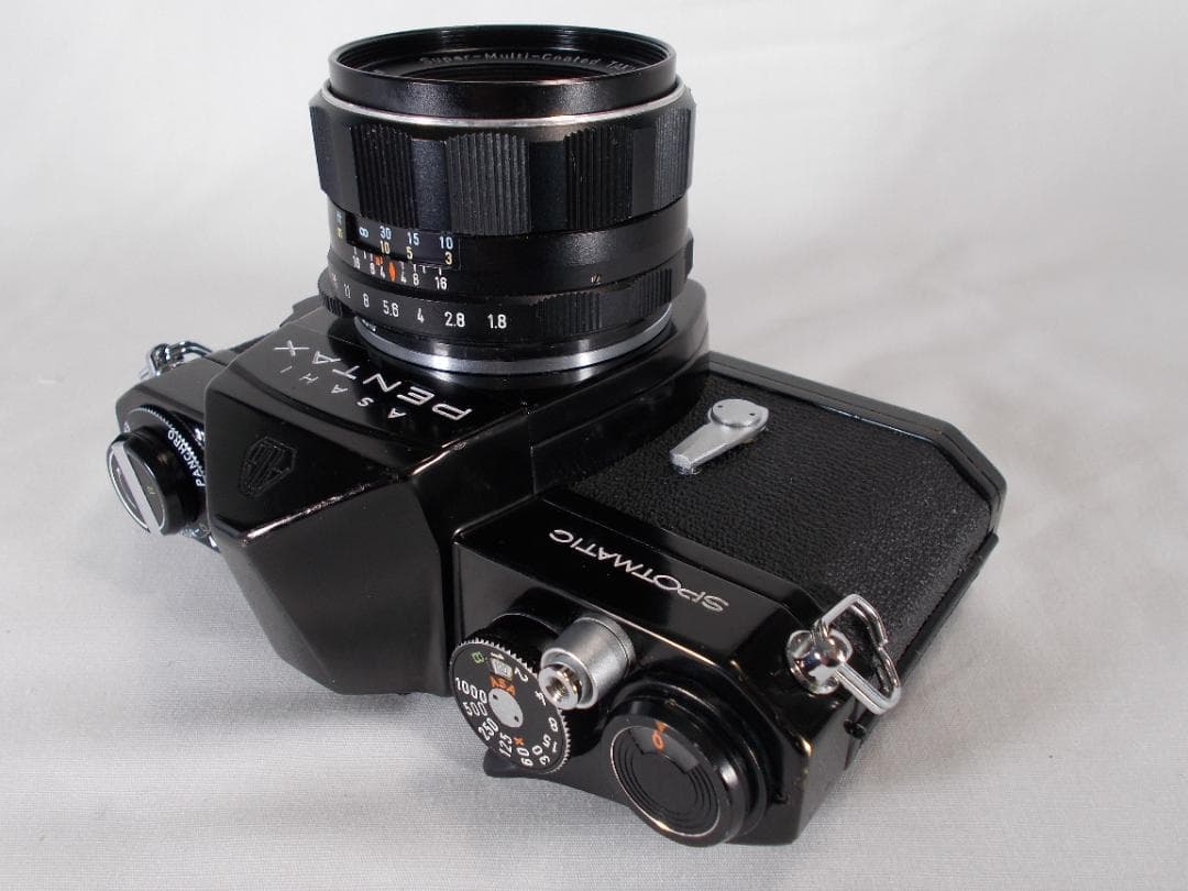 フィルムカメラ 整備済　Pentax SP + レンズ f/1.8　T170