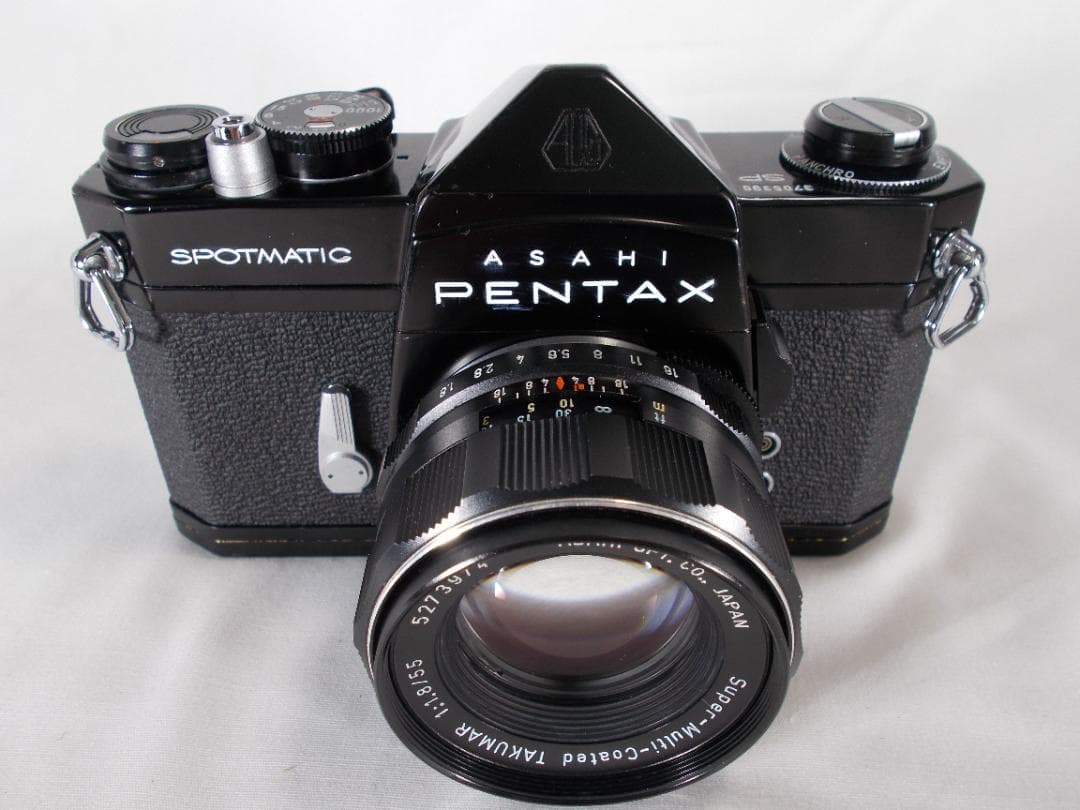 フィルムカメラ 整備済　Pentax SP + レンズ f/1.8　T170