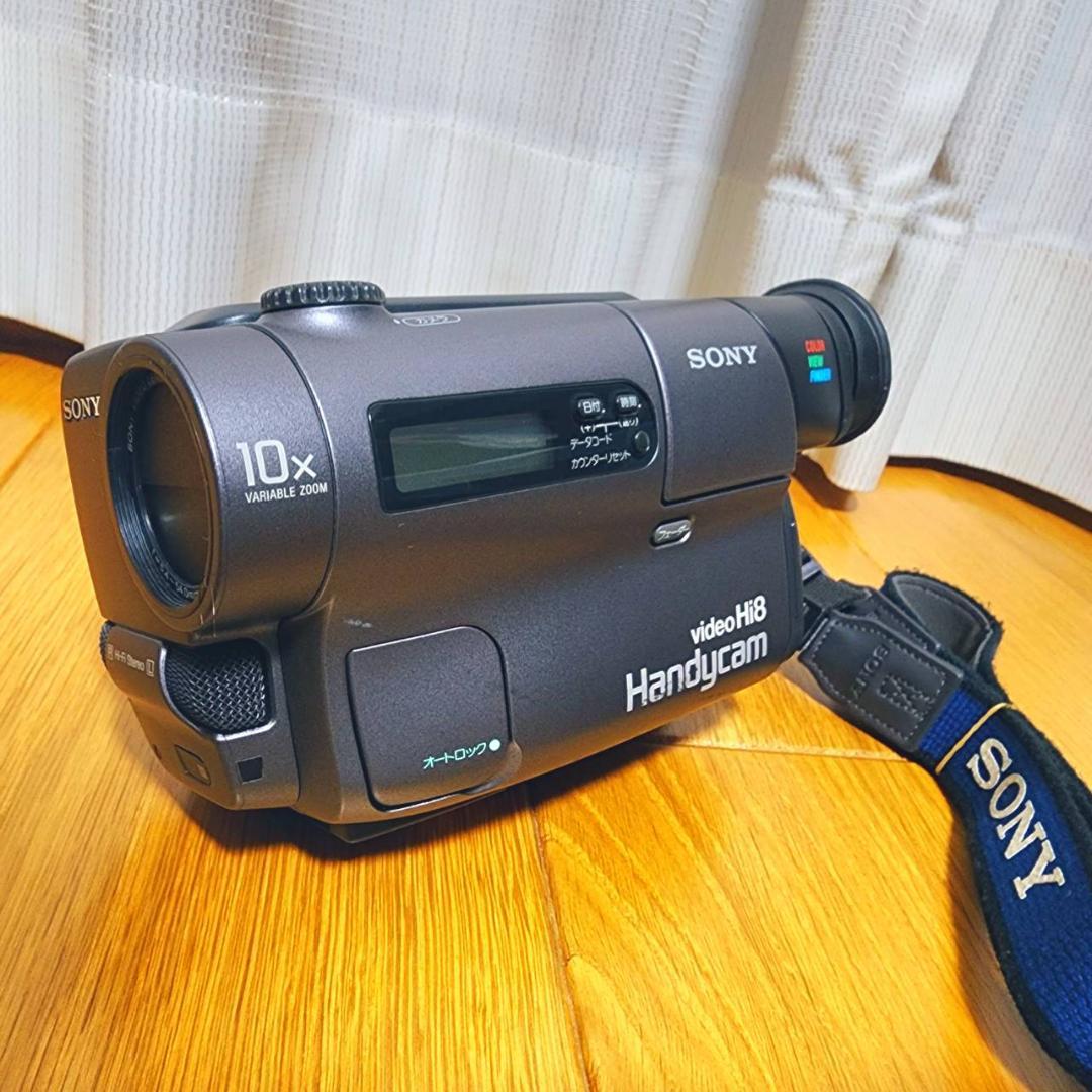 【動作確認済】SONY Hi8 高画質 ビデオカメラ CCD-TR3 セット