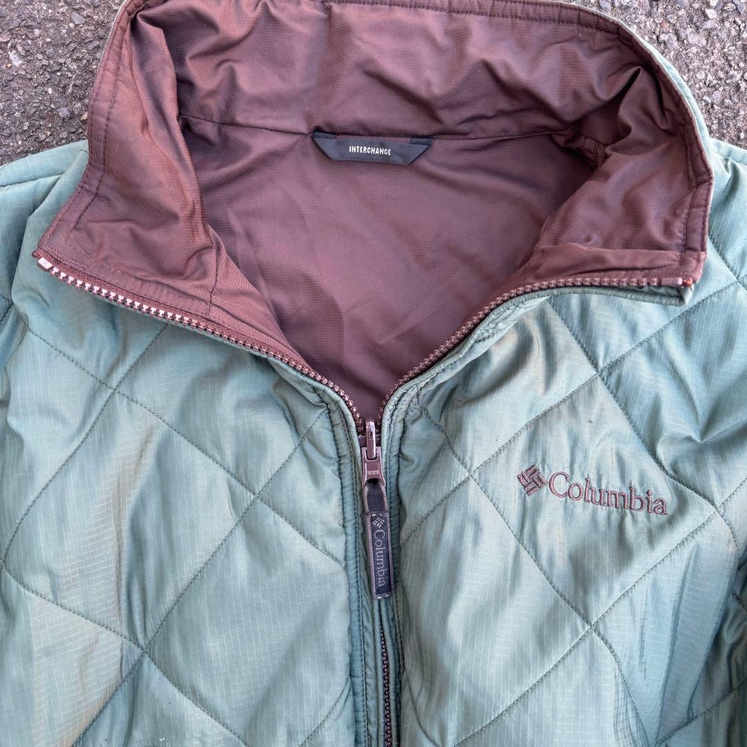 00s Colombia ダウンジャケット アルパイン パフ リバーシブル XL