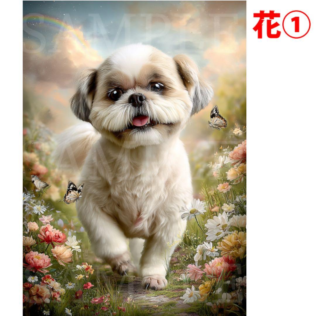 るぅ オーダー制作 シーズー 10枚セットB4/A6サイズ