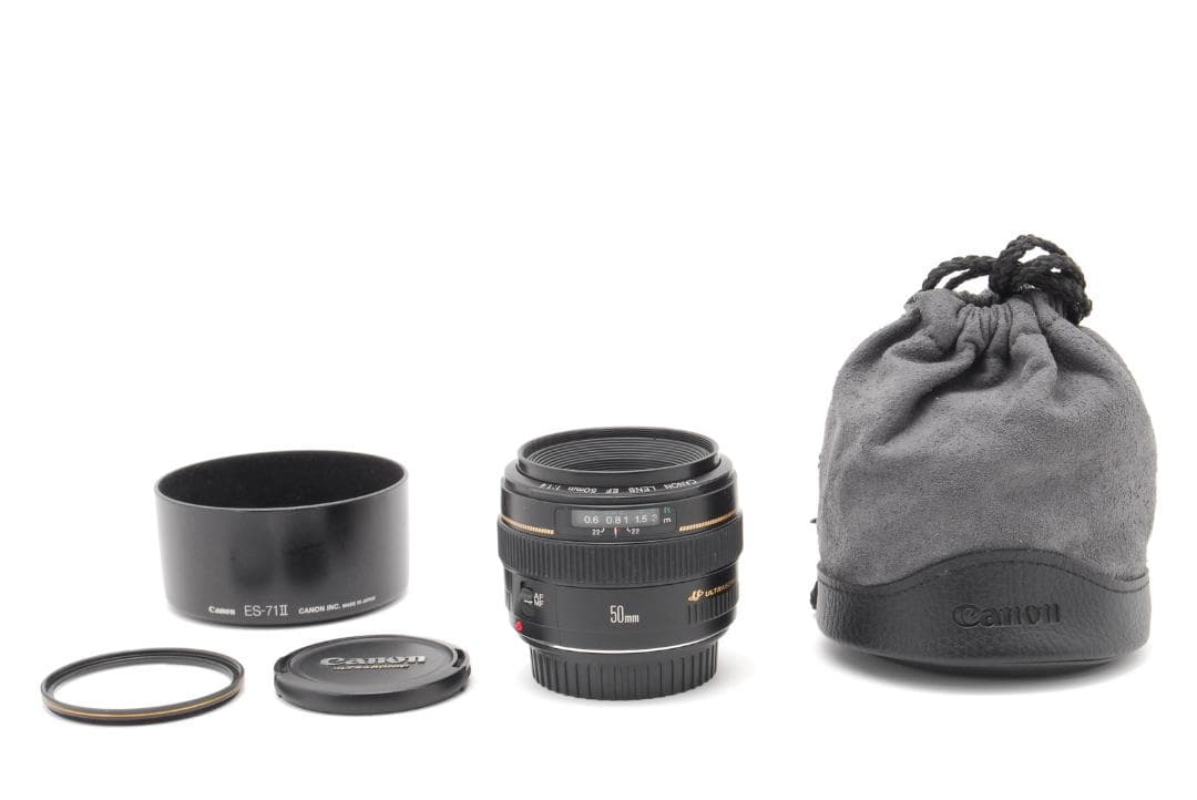 【美品】Canon EF 50mm F1.4 USM レンズ