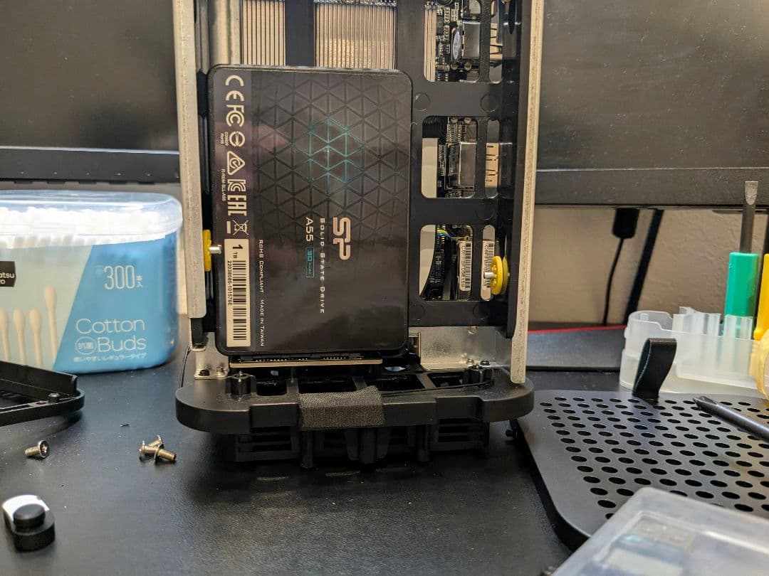 SZbox NAS向けミニpc N150 HDD2枚搭載可　省電力　静音