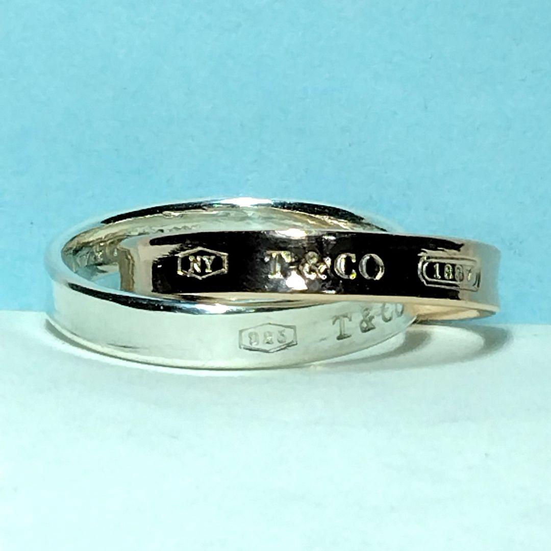 ティファニーインターロッキング シルバー＆ルベドメタル11.5号　　新品仕上げ