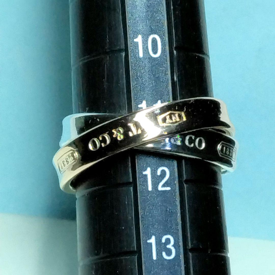ティファニーインターロッキング シルバー＆ルベドメタル11.5号　　新品仕上げ