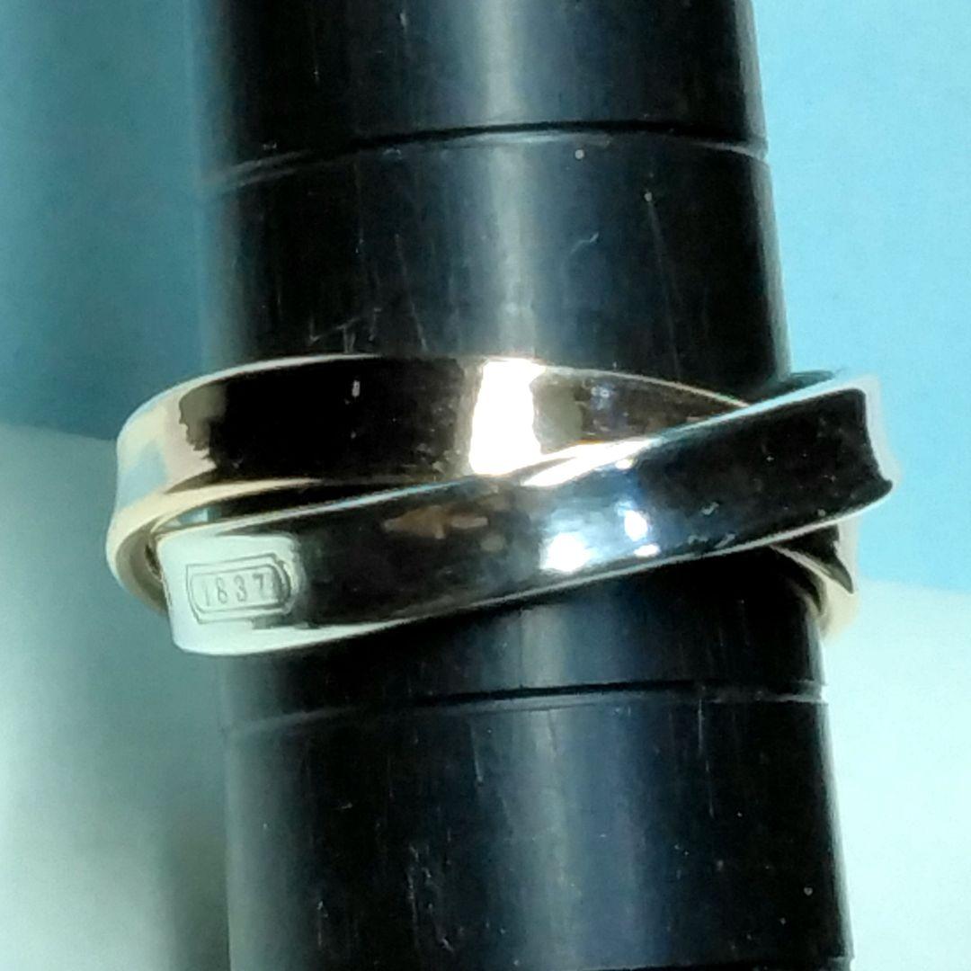 ティファニーインターロッキング シルバー＆ルベドメタル11.5号　　新品仕上げ