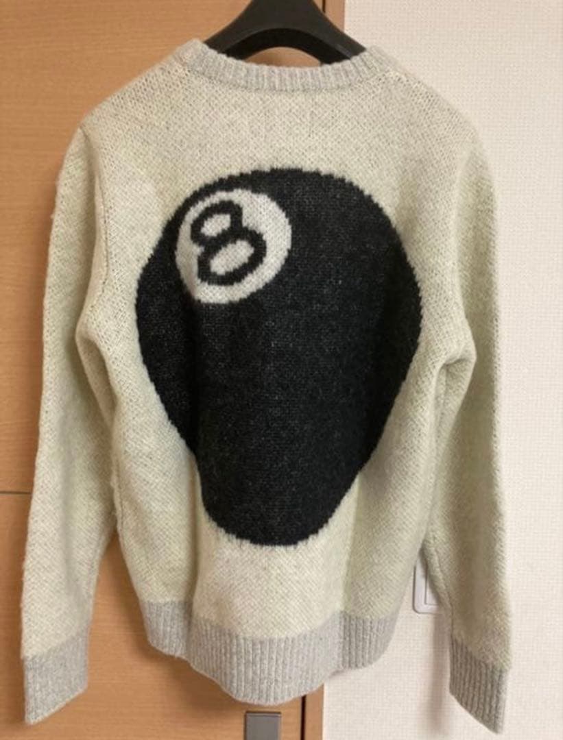 [美品・国内正規品] Stussy 8ボール モヘアニット サイズM