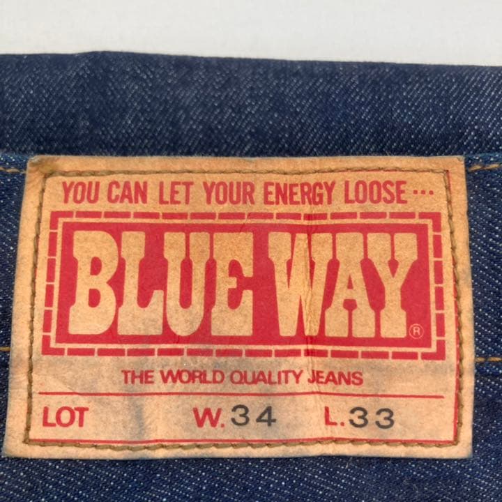 Blueway 70s デッドストック フレアデニム　ベルボトム 517 646