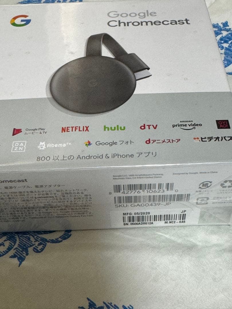Google Chromecast 正規品 第三世代 2K対GA00439-JP