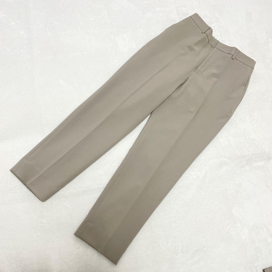 LES MUES ウォッシャブル パンツスーツ セットアップ ダブル グレージュ