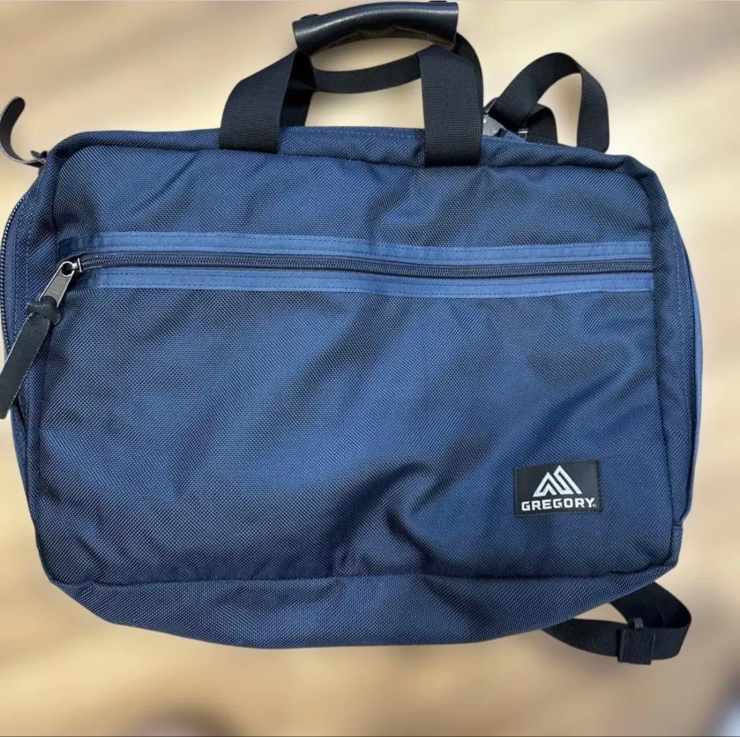 GREGORY ビジネスバッグ ネイビー カバートミッション