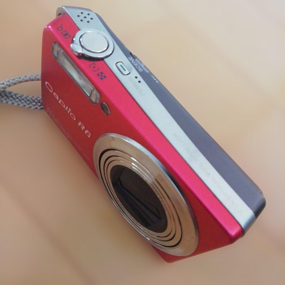 Ricoh Caplio R6 コンパクトデジタルカメラ 赤