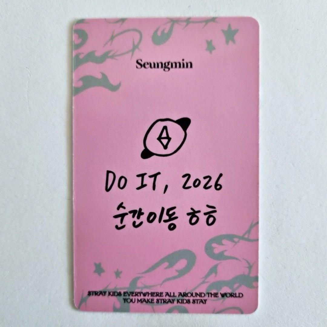 straykids スンミン DOIT fans shop ラキドロ トレカB