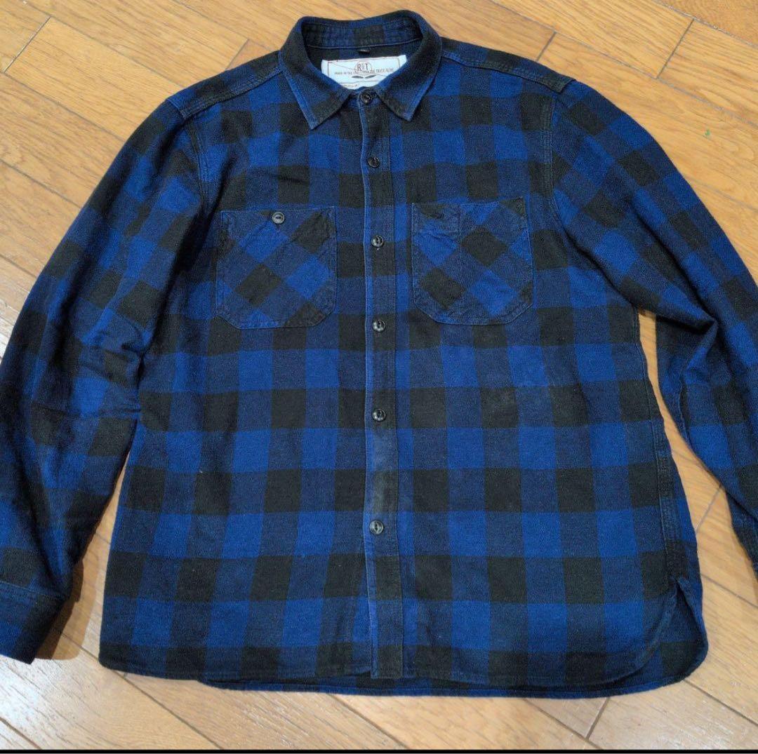 g*7様 USA製 90s バッファローチェックネルシャツ XL