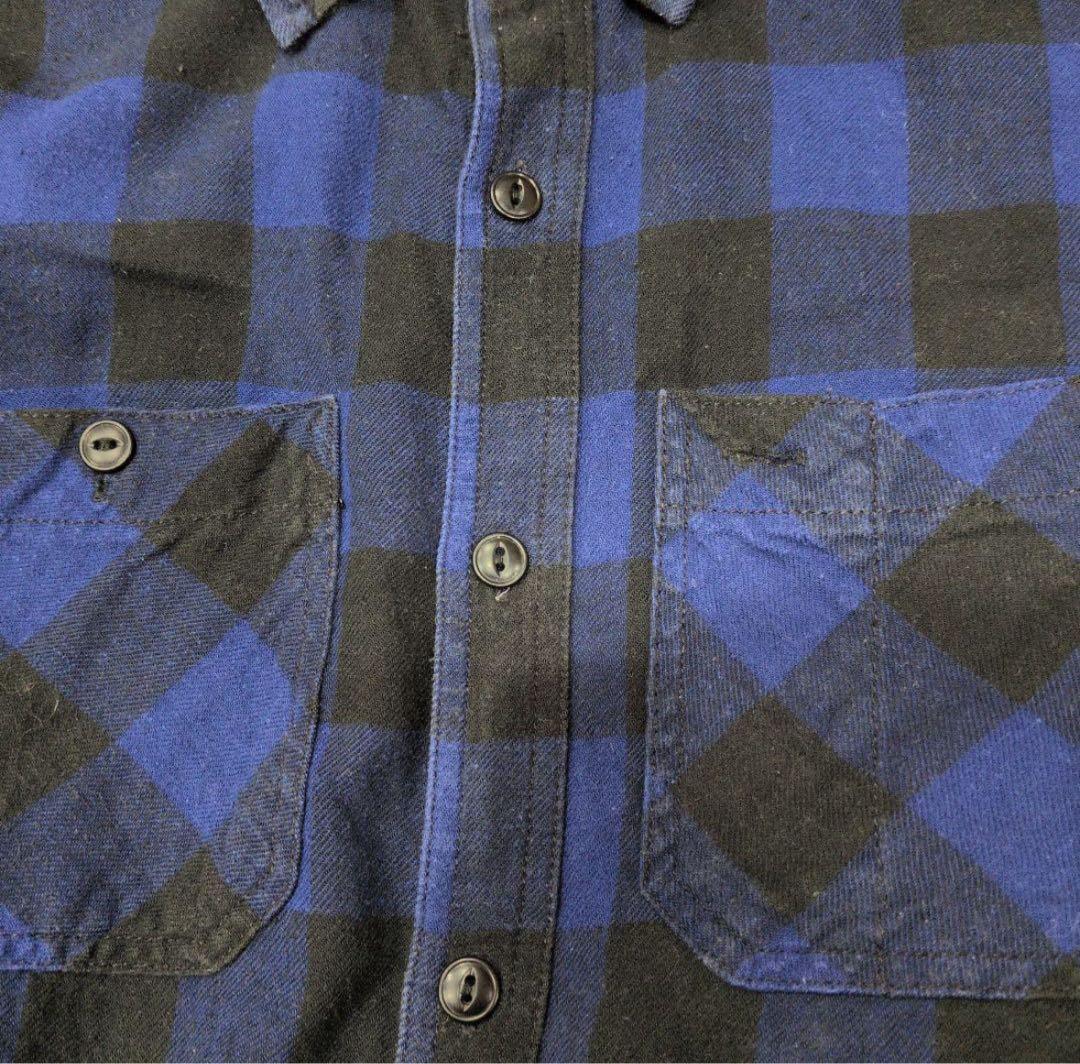 g*7様 USA製 90s バッファローチェックネルシャツ XL