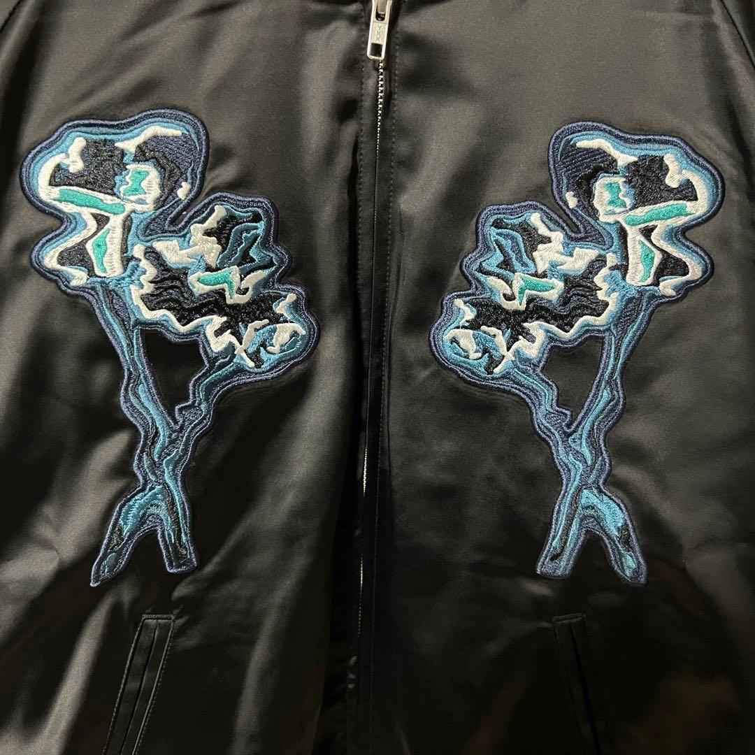 デジタルフラワーシシュウスカジャン(HARE)