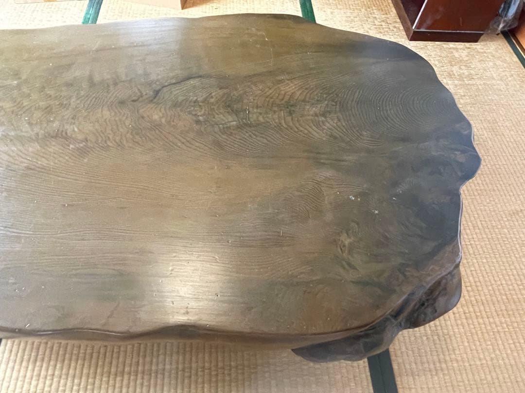 希少・屋久杉　木製座卓 天板９cm
