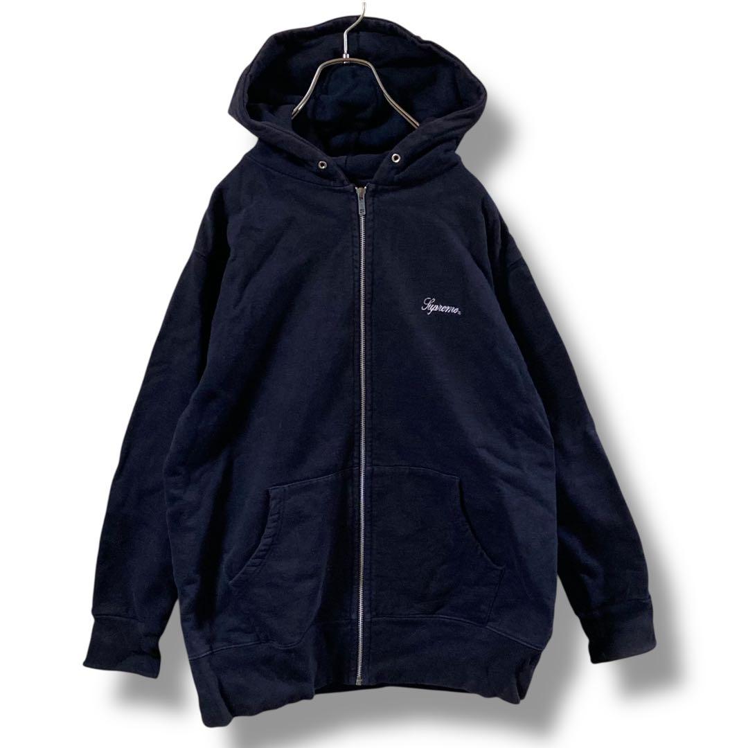 Supreme クラウンロゴ ジップアップ スウェット パーカー 王冠