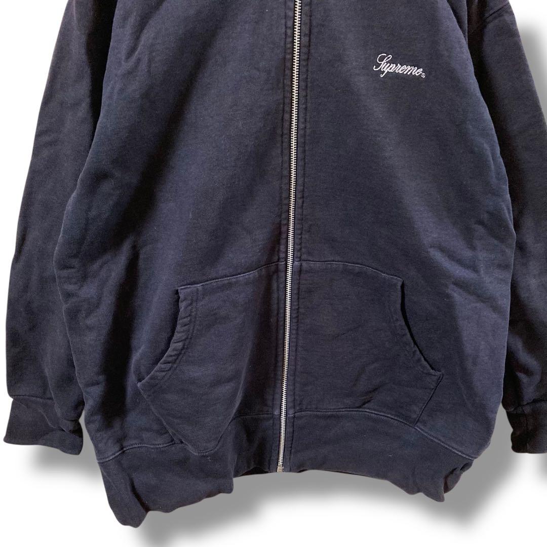 Supreme クラウンロゴ ジップアップ スウェット パーカー 王冠