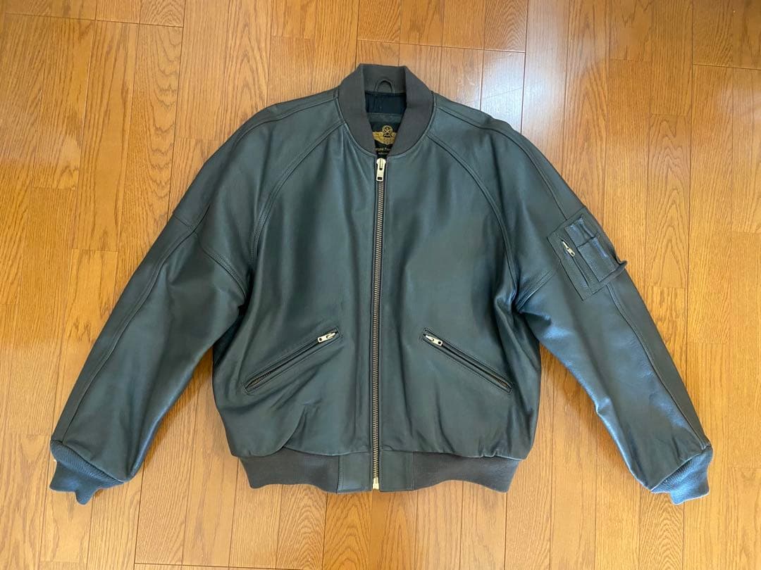 希少 Morgan Productions MA-1 本革 フライトジャケット