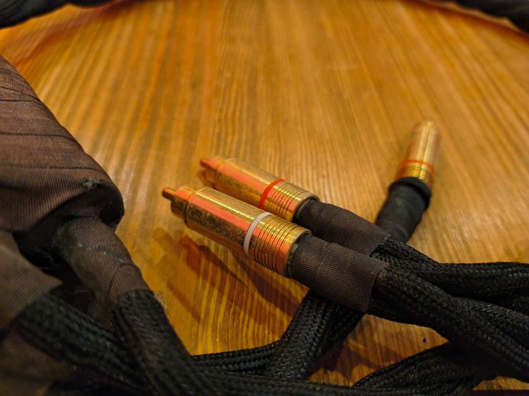 AUDIO FSK クローム格付きピンケーブル/1ｍ