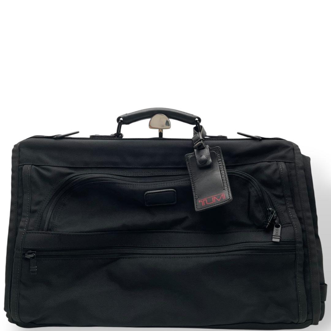 美品 TUMI ガーメントバッグ ナイロン ブラック スーツバッグ 2way