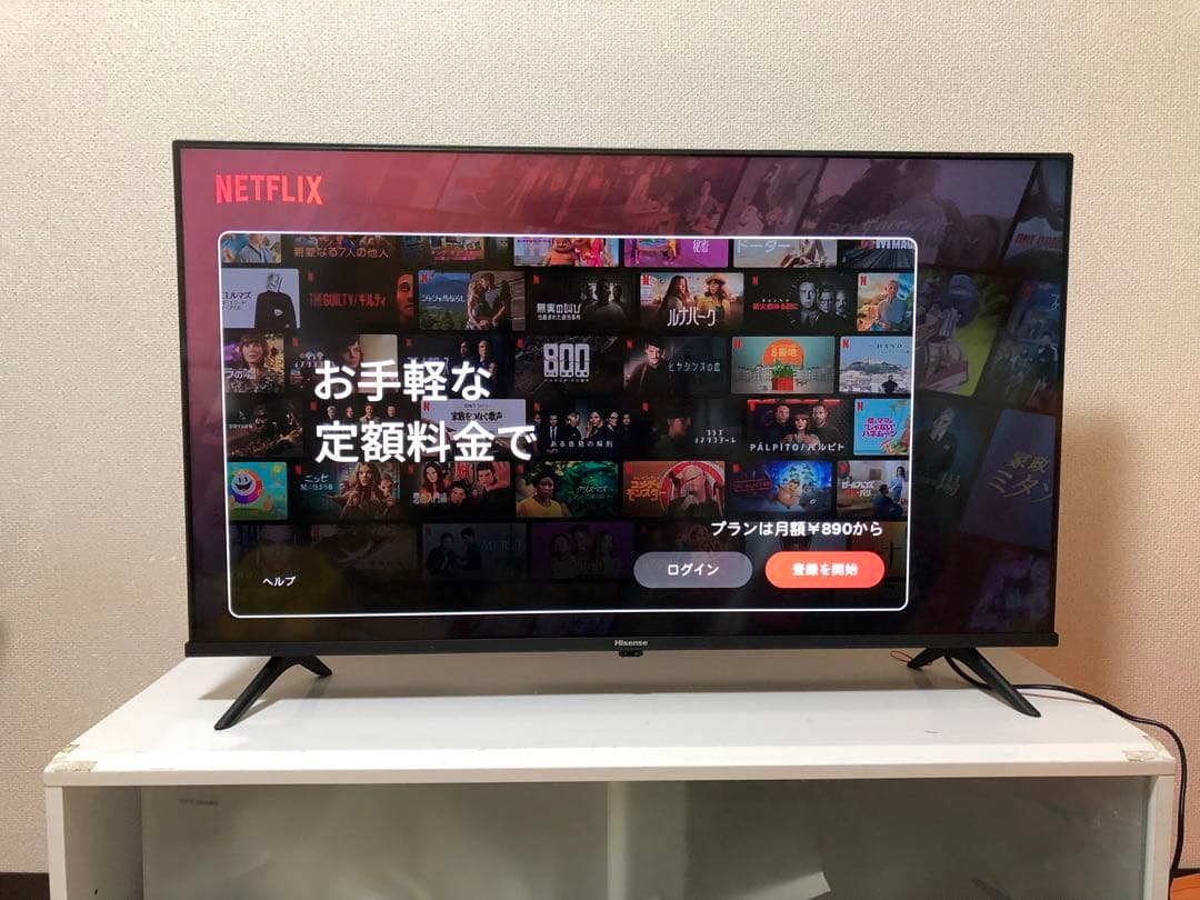 2025年製ハイセンス hisense 40型　スマーホテレビ 40A4N