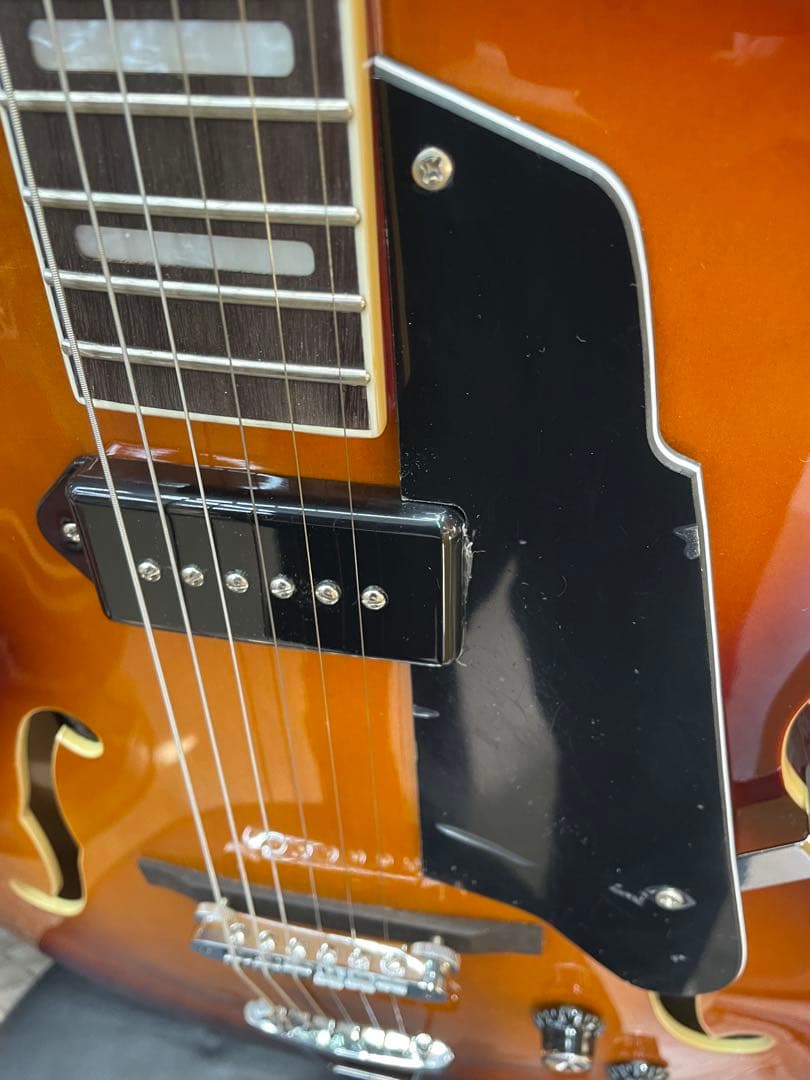 Grote セミアコースティックギター 美品 P90タイプ ピックアップ