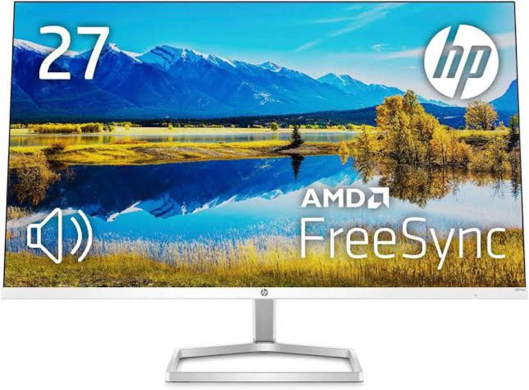 HP 27インチモニター M27fwa スピーカー内蔵(フルHD)