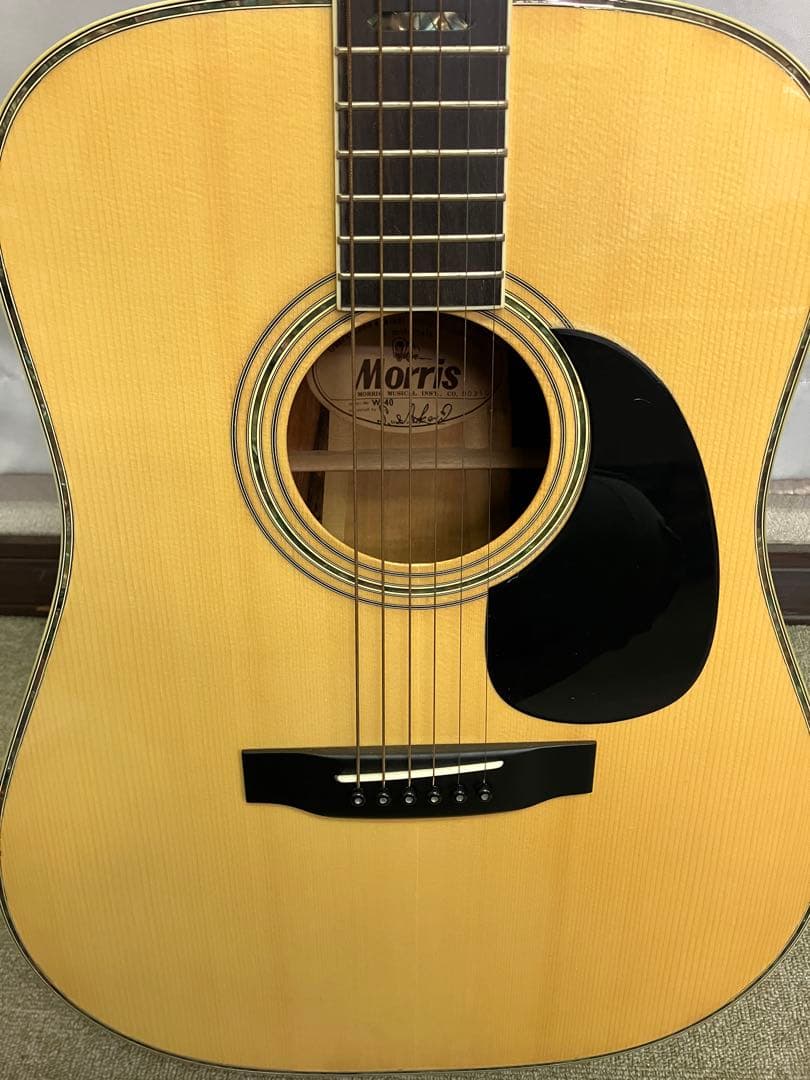 ◎モーリスMorris☆W-40 アコースティックギター☆ハードケース付☆