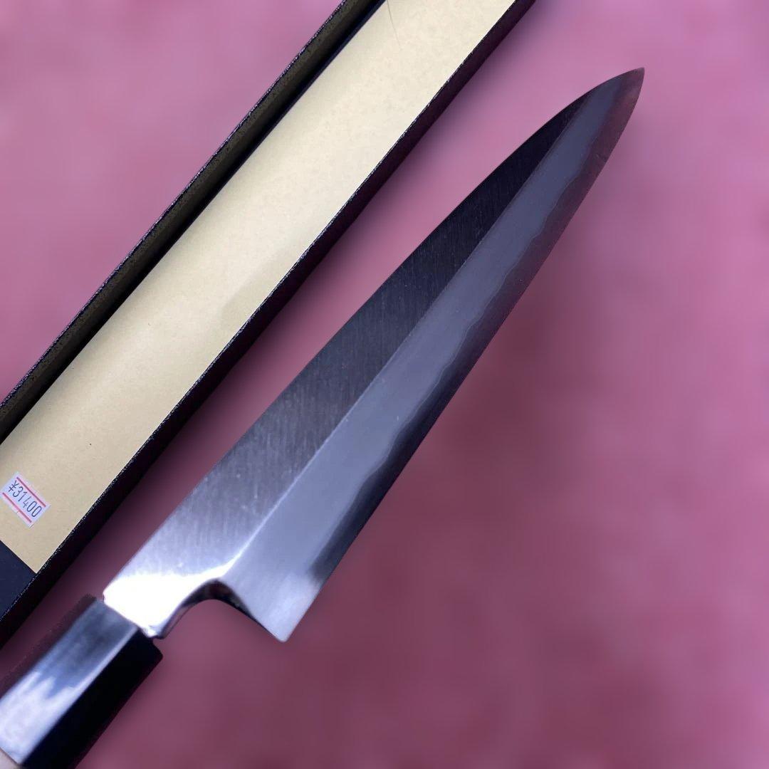銀三　柳刃包丁　240㎜ 8寸
