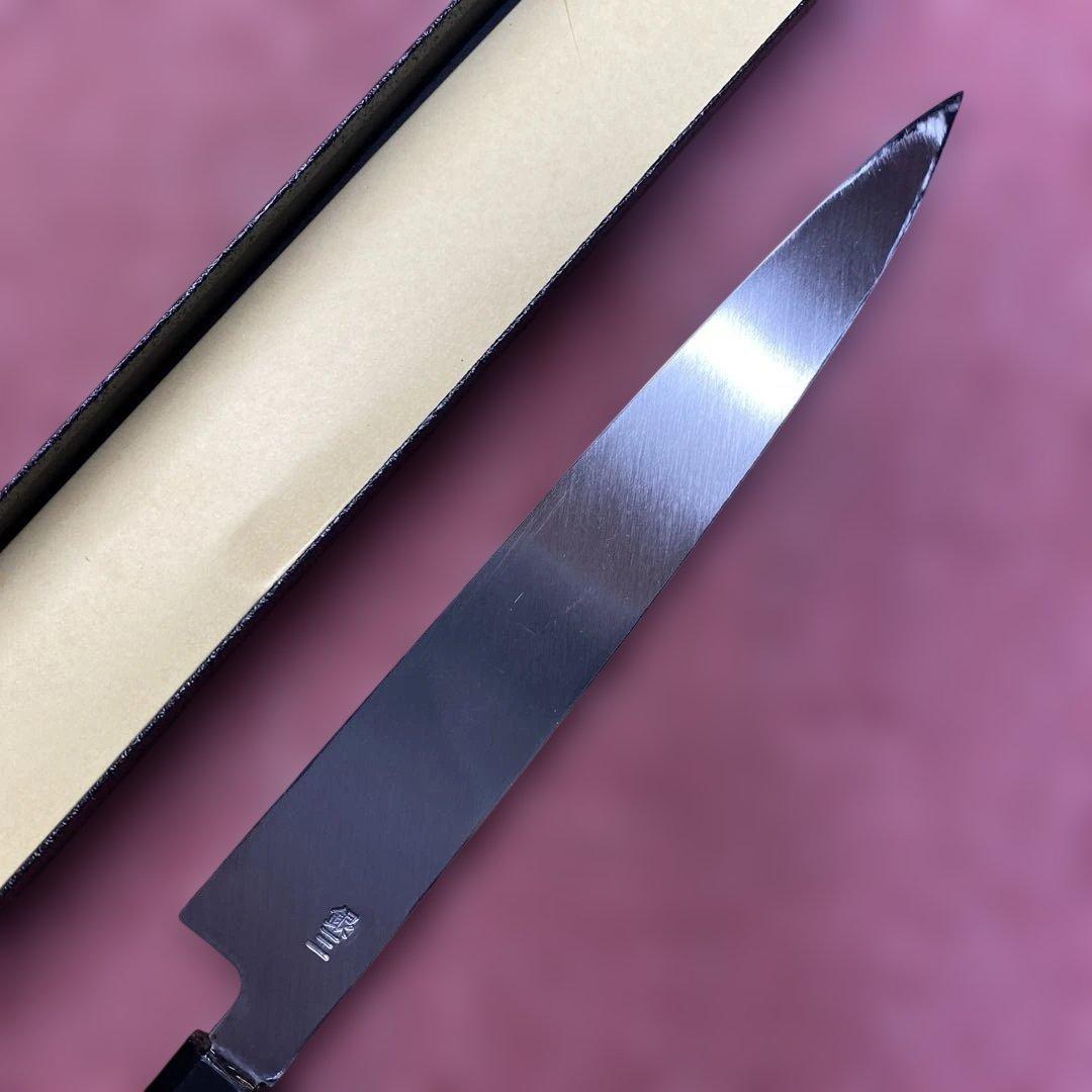 銀三　柳刃包丁　240㎜ 8寸