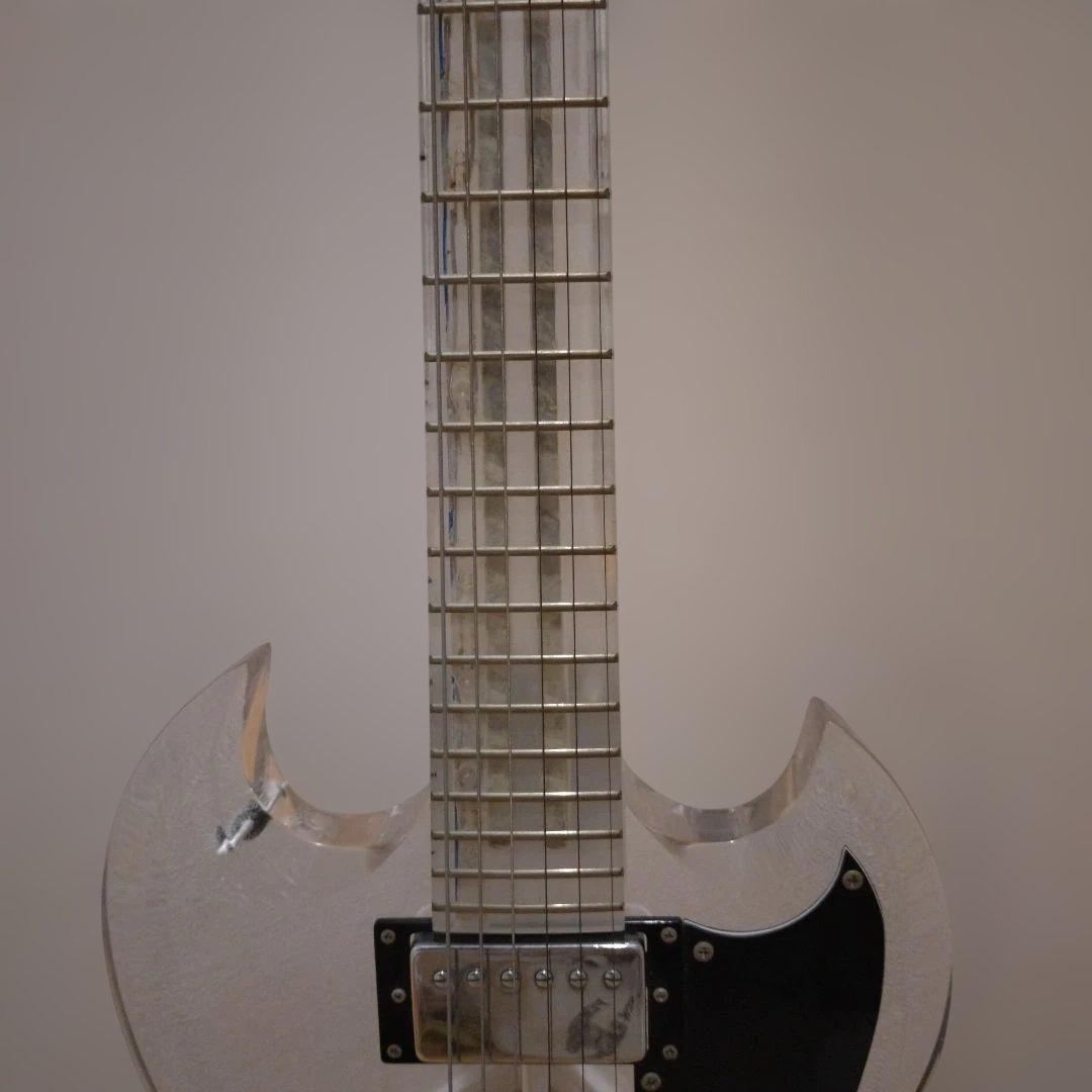 Manica Scenica　クリスタル　ギター　エレキギター　透明　アクリル