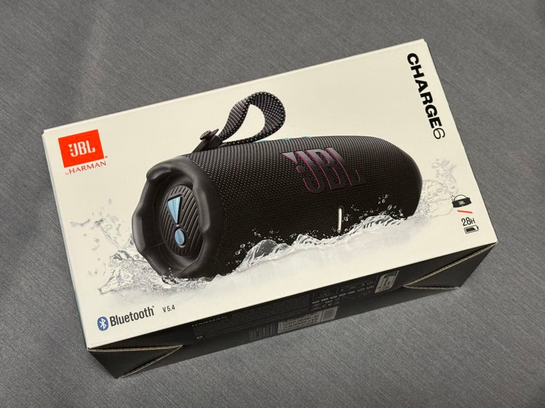 JBL Charge6 ファンキーブラック 黒