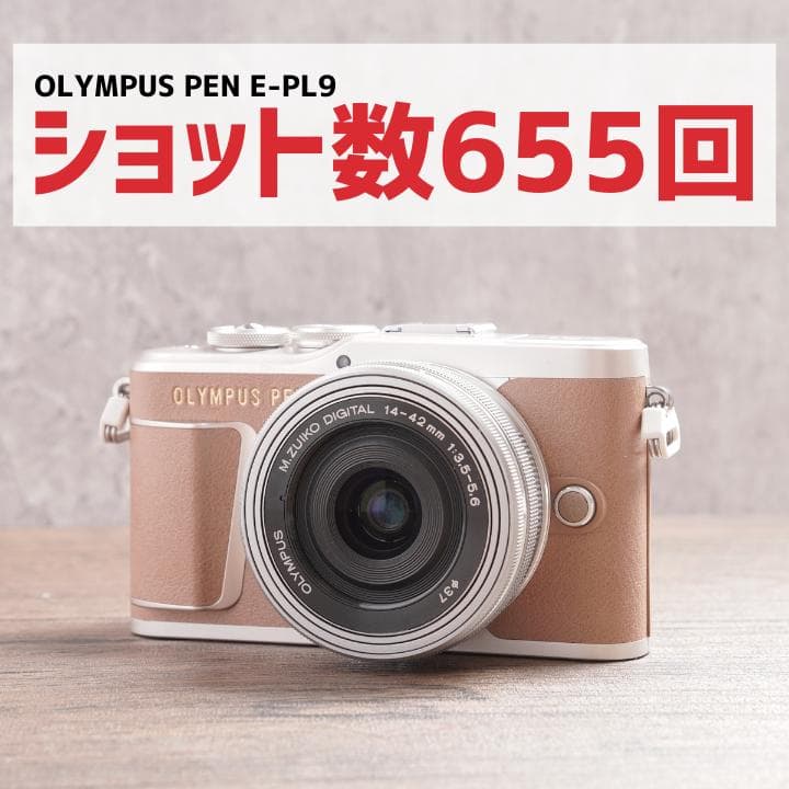 ✨ショット数655回で新品級✨OLYMPUS PEN E-PL9　1080-1