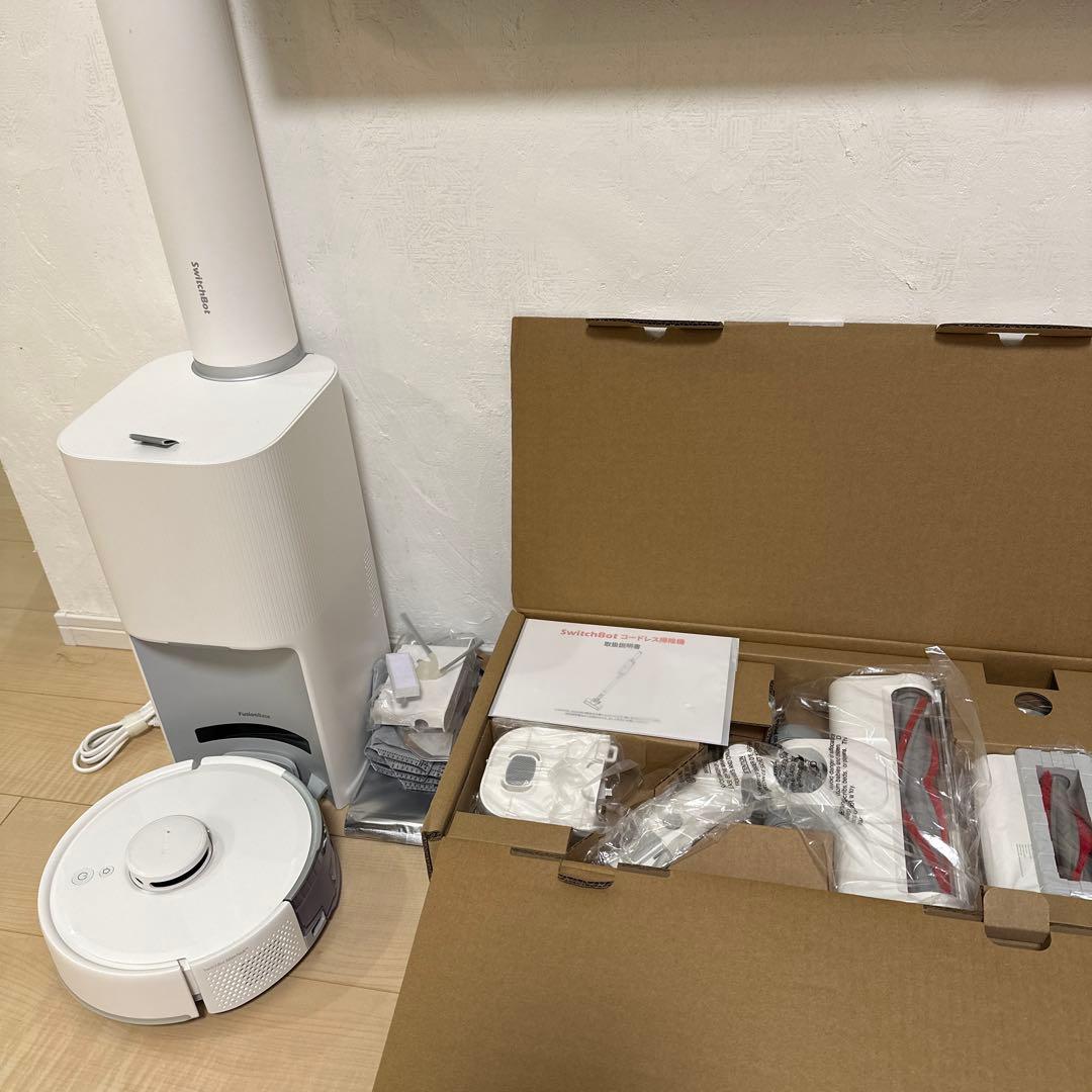 SwitchBot ロボット掃除機K10+ProCombo掃除機　スティック未使
