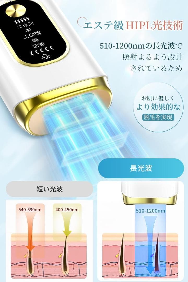 【開封済・未使用】Ventro S208 脱毛器 サファイヤ冷却 サロン級 脱毛