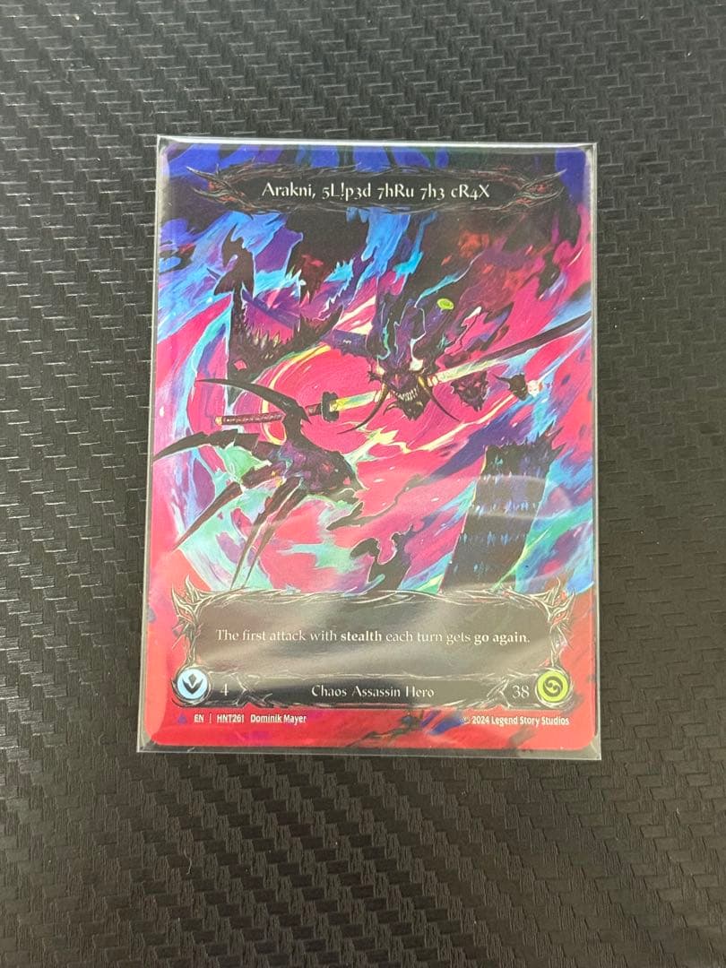 Flesh and Blood 抜け落ちたアラクニ Marvel CF 英語