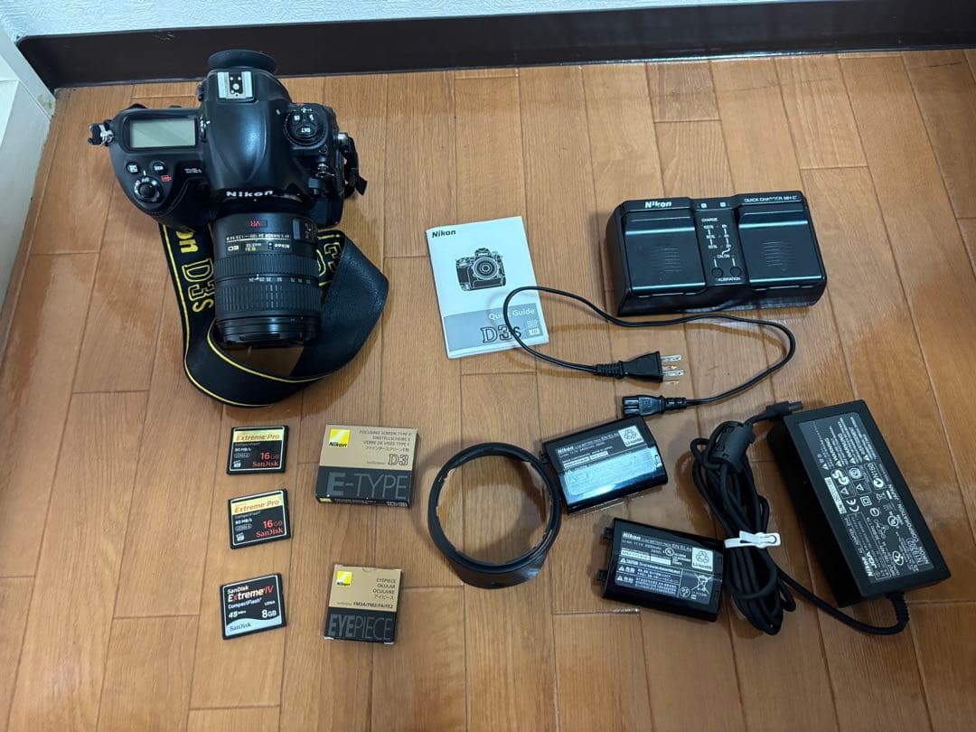Nikon D3s レンズ CFカードセット