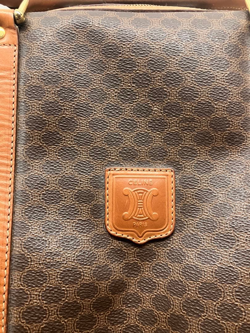 【CELINE】セリーヌ ボストンバッグ PVC レザー 鍵付き 大容量