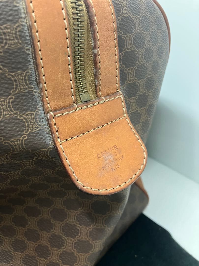 【CELINE】セリーヌ ボストンバッグ PVC レザー 鍵付き 大容量